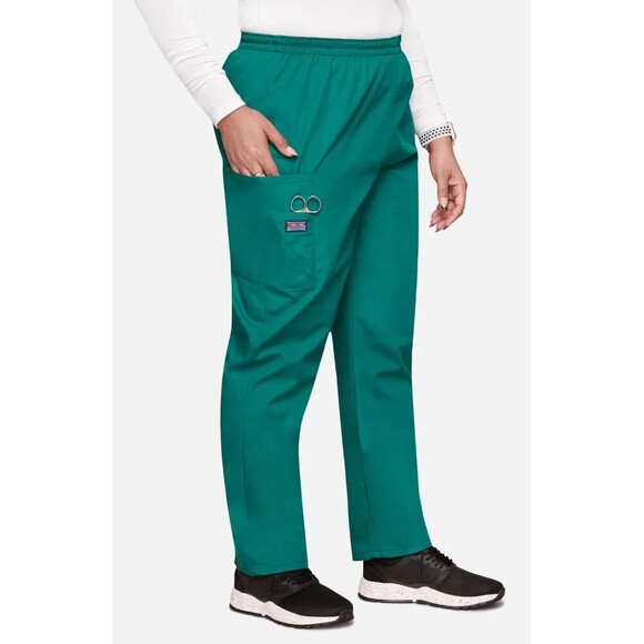 Cherokee Workwear Green Women Plus Size VNeck Scrub 5XL Multi Pocket Set Medical - Picture 5 of 8